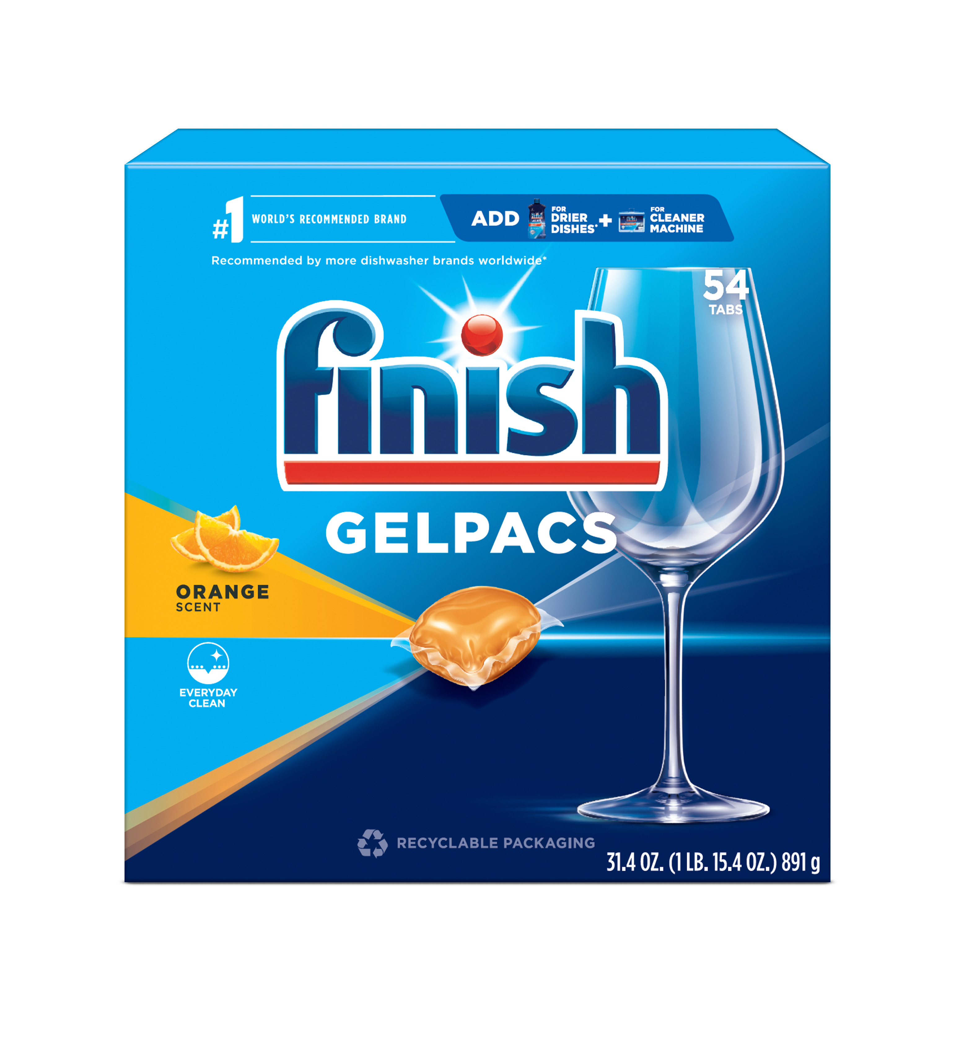 FINISH GelPacs  Orange Scent